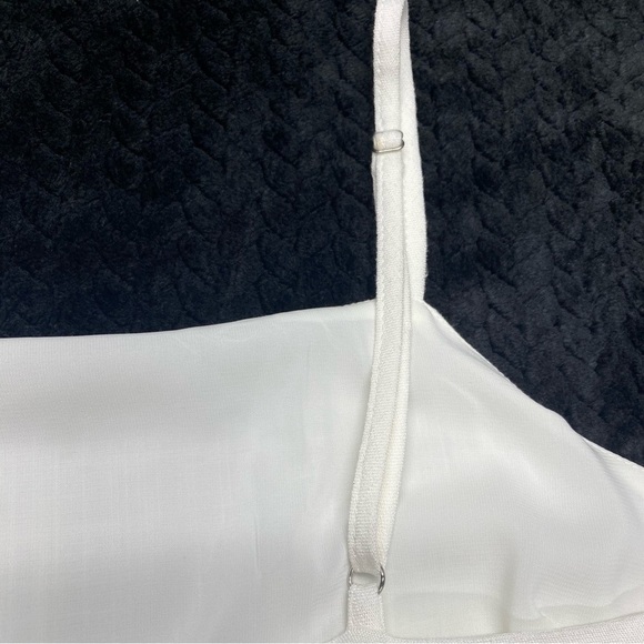 SASS White Ruched Dress NWT SZ 10 Lined Back Zip/Hook & Eye ELEGANT PARTY - Picture 9 of 14